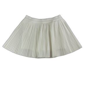 Never Not Hustling Women Pleated Skort White Size Medium